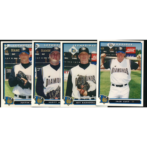 NEW Lethbridge Black Diamonds 1996 1998 EBBETS hat cap 7 1/4 Calgary MiLB Dbacks - Picture 3 of 8